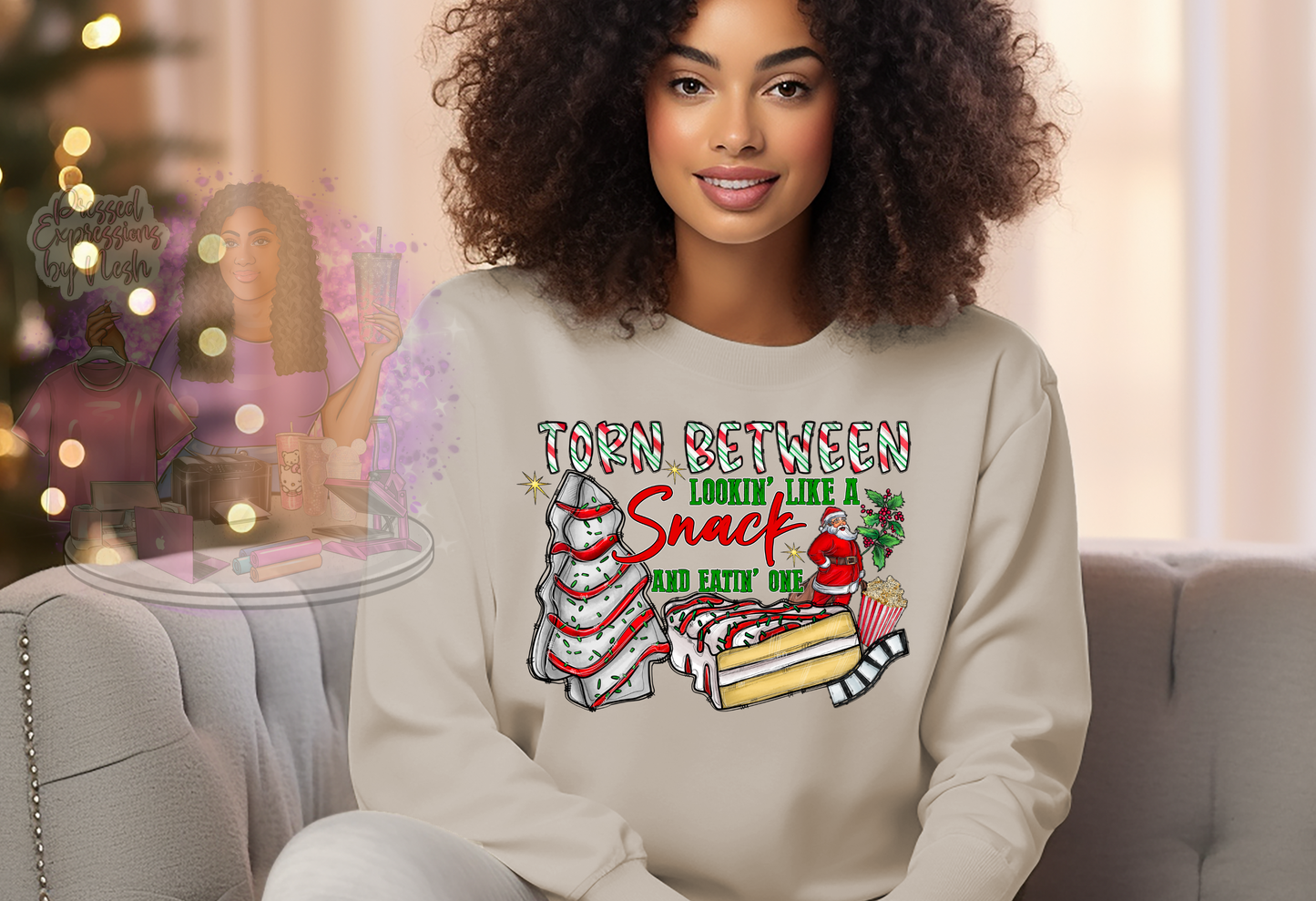 Torn Between Looking Like a Snack & Eatin' One Sweatshirt