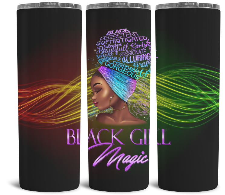 Black Queen Sublimation Tumblers - Various Designs