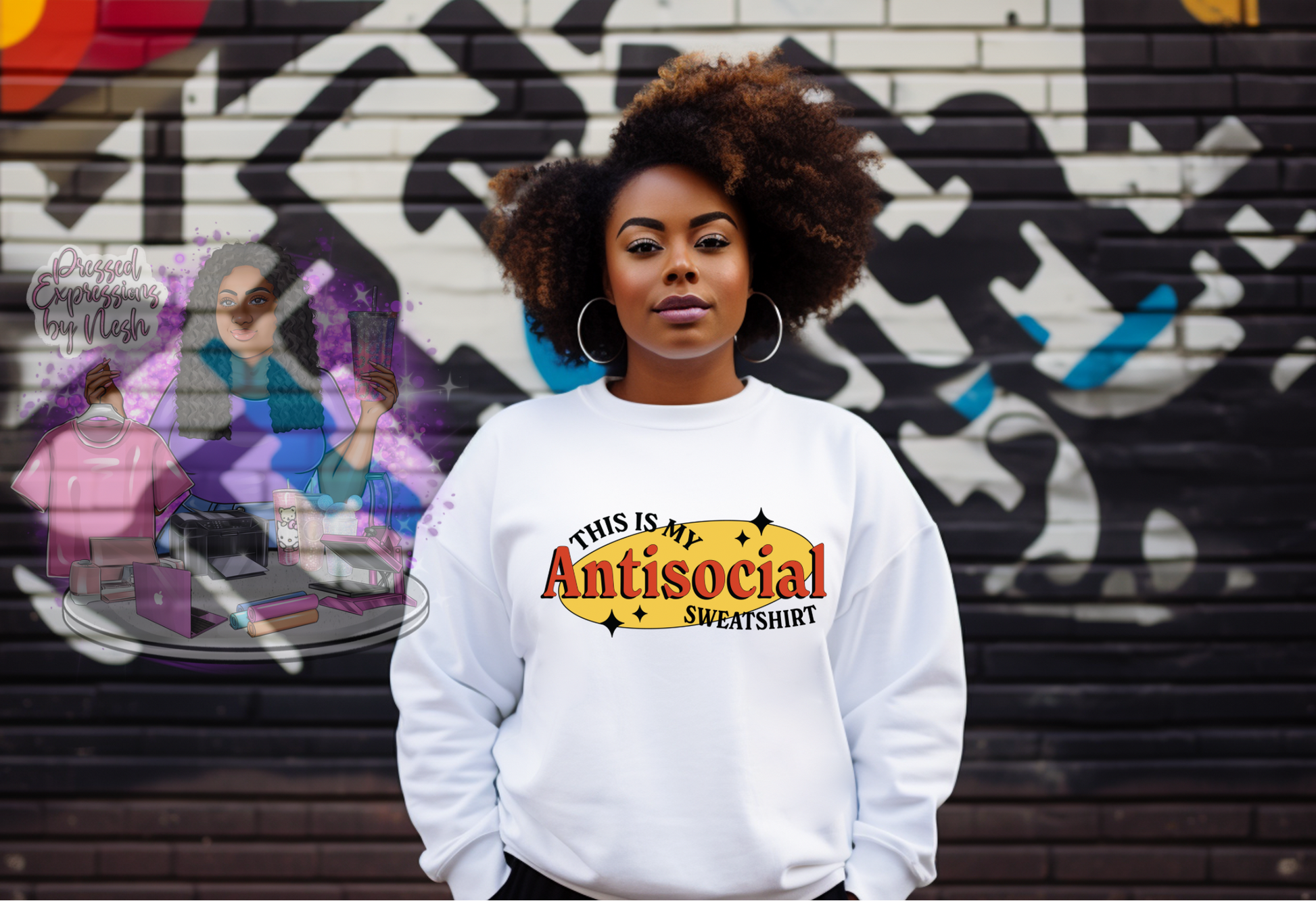 Antisocial sweatshirt discount
