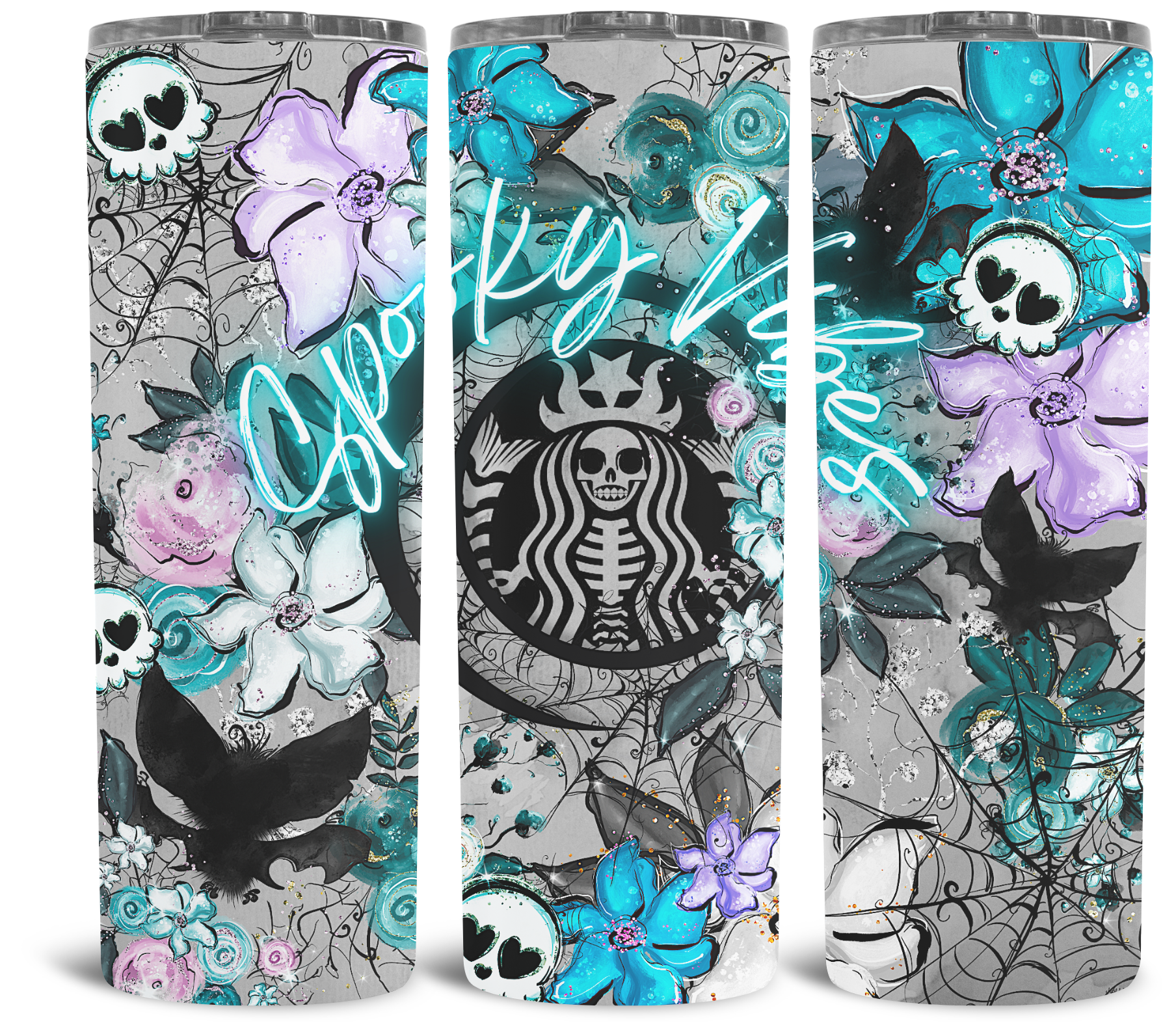 12oz Tumbler Kids Halloween Wrap Graphic by NISA Digital Art